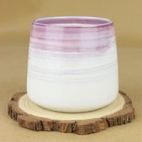 كوب قهوة سراميك زهري 390 مل