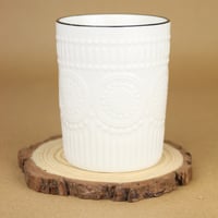 كوب قهوة سيراميك ابيض 320 مل