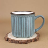 كوب قهوة/شاي اظن لونه سماوي 280 مل