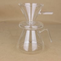 قمع V60 زجاجي 02 + سيرفر 600 مل 02