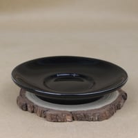 كوب قهوة اسود مع صحن 220 مل