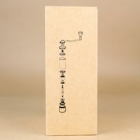 مطحنة قهوة بتروس إستيل من DHPO اسود