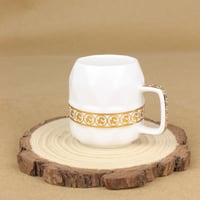 كوب قهوة تركية فاخر مع صحن 80 مل