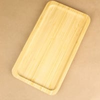 صينية قهوة خشبية بطول 24 cm وعرض 13 cm