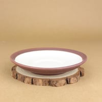 كوب قهوة مع صحن بني بحواف بيضاء 200 مل