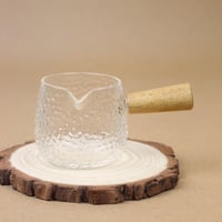 كأس قهوة بمقبض خشبي 120