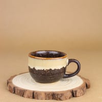 كوب قهوة تركية 80 مل مع صحن