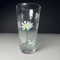 كوب زجاجي مزخرف بالزهور 270 مل