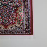 كوستر سجاد احمر 10*17 cm