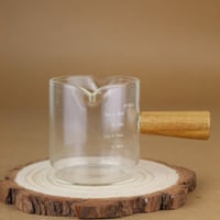 كأس بـ مقبض خشبي 120 مل