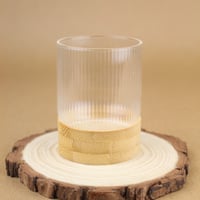 كوب قهوة بقاعدة خشبية 130 مل