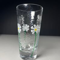 كوب زجاجي مزخرف بالزهور 270 مل