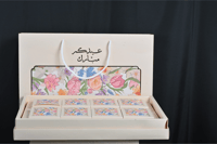 بكس الكيس 8 علب مع كيس لون سكري بدون تركيب