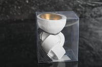 مجموعه (12)مبخرة سيرميك بي كتلة مع علبة شفاف