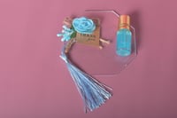 مجموعه (12) قواعد اكريلك بزينة مع عطر ربع تولة بود...