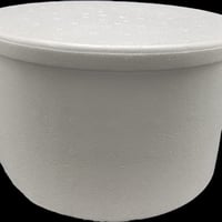 صندوق فلين دائري مقاس 25 × 16.5سم