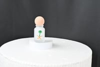 مجموعه(12) عطورات بغطاء خشبي بدون طباعه