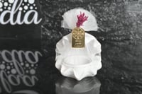 مجموعه(12) تنسيق مبخر شكل صدفة مع كتابة عبارة حسب...