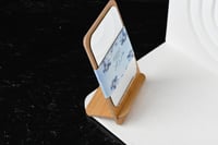 مجموعه(12) مريات خشبية مع طباعه الثيم حسب الطلب مق...