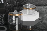 مجموعه (12) علب مكسرات اكريلك