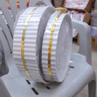 استاند خشب دائري ابيض مقاس