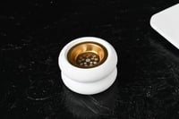 مجموعه(12) مباخر سرميك مع علبة شفاف