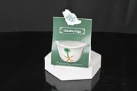 مجموعه(12) كاسات مع طباعه سيفين ونخلة وحامل ورقي