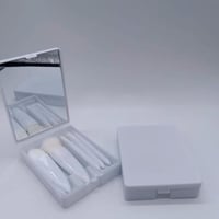 مجموعه (12) طقم فرش مكياج في علبة بي مرياء مع طباع...