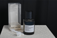 مجموعه(١٢) فواحات زجاج مع وردة وعلبة شفاف