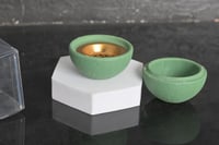 مجموعه(12) مبخرة سيرميك شكل كورة بي علبة شفاف لليو...