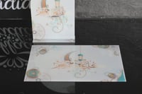 استاند اكريلك بي عبارة كل عام وانتم بخير لون ابيض