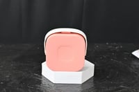 مجموعه(١٢) شنطة اكسسورات بلاستيك لون وردي بيد