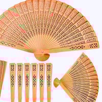 مجموعة(١٢) مراوح خشب