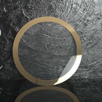 لوحة اكريلك ذهبي مع شفاف سادة بي خرم مقاس 30سم