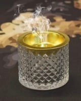 مجموعه(12)مبخرة كريستال زجاج بشكل مربعات