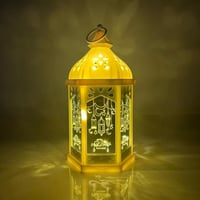 فانوس رمضان بعبارة "رمضان كريم" وإضاءة LED