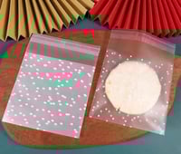 مجموعة ( 100) كيس بلاستيك بلاصق من الأعلى | 10*10...