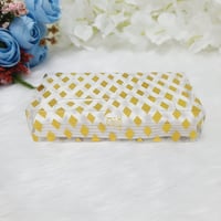 مجموعة (12) مناديل توزيعات علبة شفافة 10*5*2.5سم