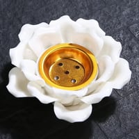 مجموعة (12) مبخرة سيراميك بشكل وردة