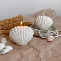 مجموعة (12) شمعة بابلز بشكل صدف