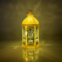فانوس رمضان بعبارة "رمضان كريم" وإضاءة LED