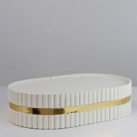 استاند خشب بيضاوي مقاس 30*20*5 سم