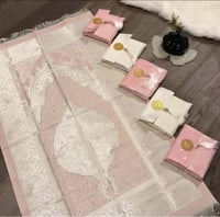 مجموعه (12) سجادة صلاة بدون الكيس للتوزيعات تركي