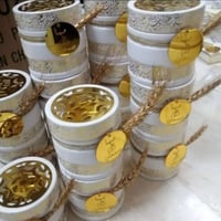 مجموعة (12) مبخرة سيراميك حروف مع التنسيق ولوجو حس...