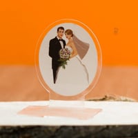 مجموعة (12) قاعدة اكريلك توزيعات زواج