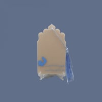 مجموعة (12) بطاقة اكريلك بعبارة *لعيون ماما انا جي...