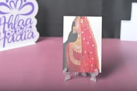 مجموعه(12) كروت غمرة مع الروج والكحل والاستاند