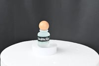 مجموعه(12) عطورات بغطاء خشبي بدون طباعه