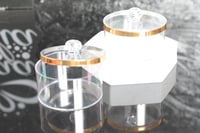 مجموعه (12) علب مكسرات اكريلك