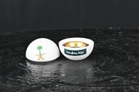 مجموعه(12) مباخر سرميك دائري لليوم الوطني